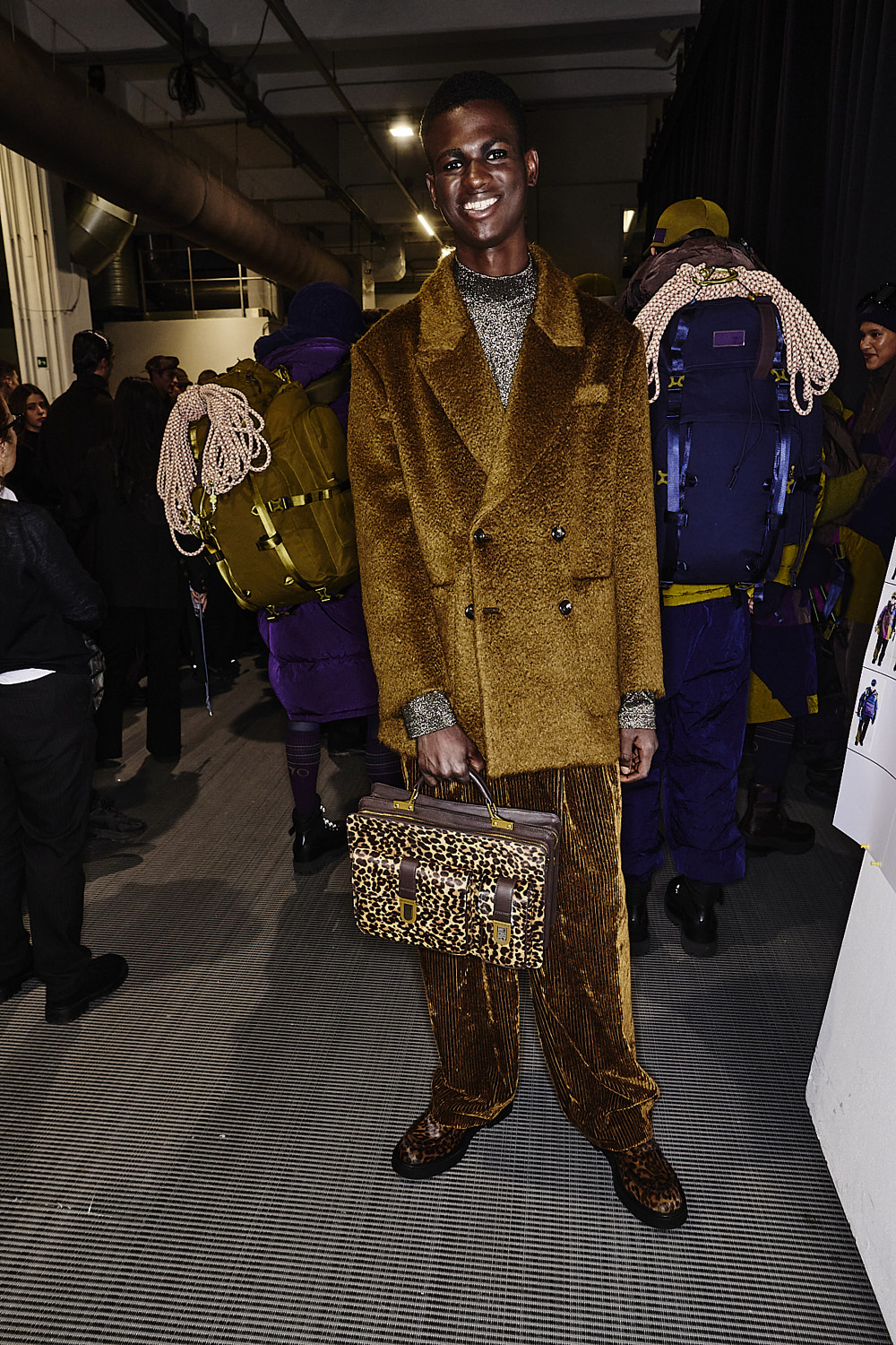 Emporio Armani AW2526 Men Fashion Show Milan Backstage | Sonny Photos