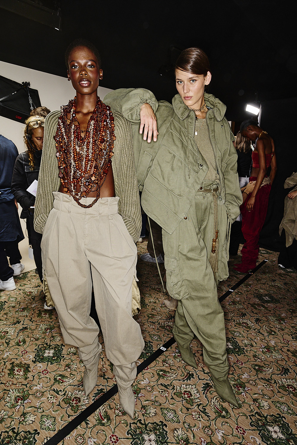 Balmain SS26 Fashion Show Paris Backstage | Sonny Photos
